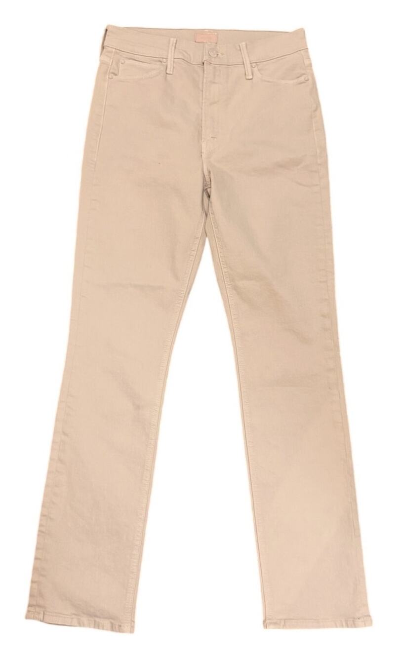 MOTHER The Dazzler Hover jeans in Date Night/pale peach, size 28
